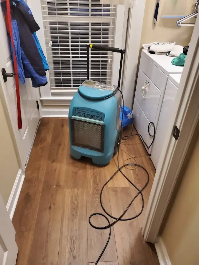 Commercial dehumidifier deployed for Crawl Space Restoration in District Heights
